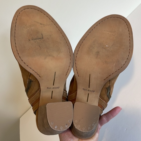 Dolce Vita Women’s Natasha Almond Suede Pump/Ankle Bootie. Size  9.5M - Picture 7 of 11